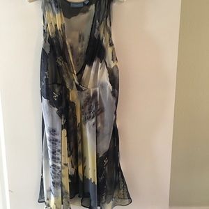 👗 Simply Vera - Vera Wang - navy, pale yellow,